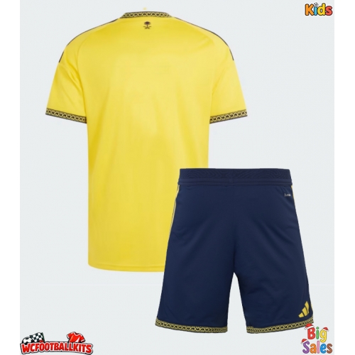 Al-Nassr Replica Home Stadium Kit for Kids 2026-27 Short Sleeve (+ pants)